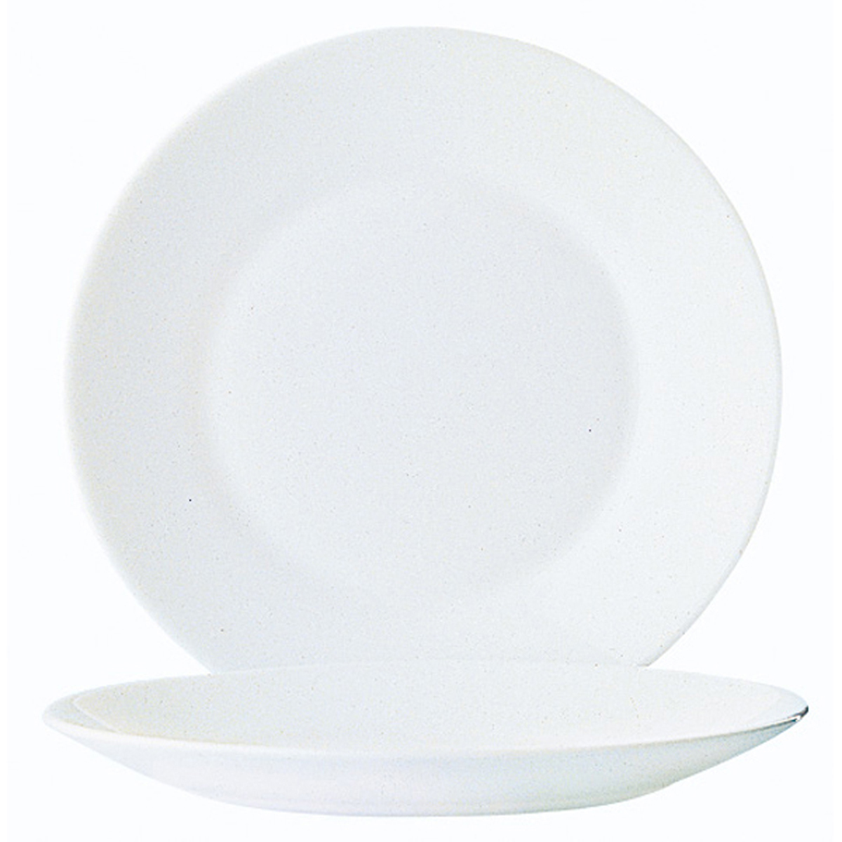 Assiette plate ronde Verre trempé ø23,5cm Restaurant ( 065201 ) (24 X 1 unité )