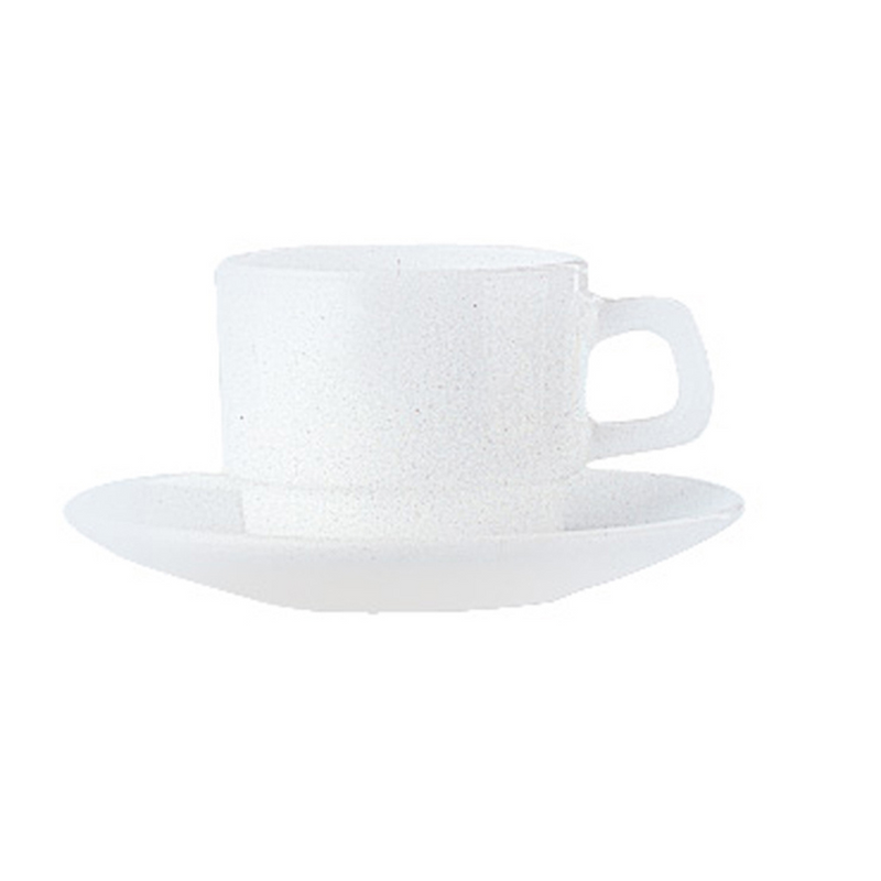 065261 - tasse à thé verre trempé restaurant blanc 13cl (48 x 1 unité )