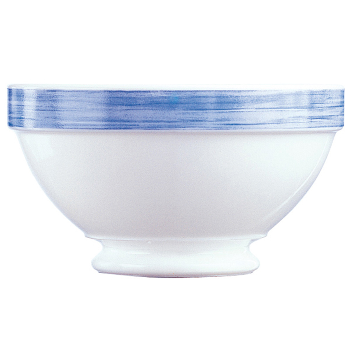 Bol à talon 51cl-Verre trempé -Bleu-Brush ( 903071 ) (6 X 1 unité )