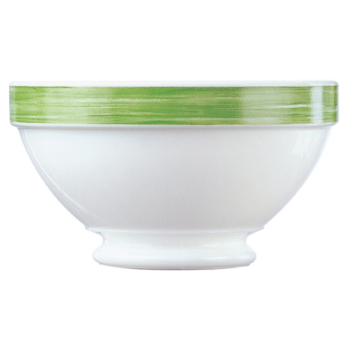 Bol à talon 51cl-Verre trempé-Vert- Brush ( 903068 ) (6 X 1 unité )