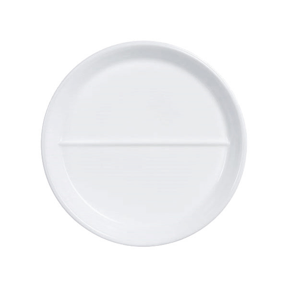 Assiette plate Heat System 2 compatiments ø 23 cm ( 903291 ) (24 X 1 unité )