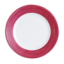 Assiette plate-Verre trempé ø15,5cm-Cherry- Brush (6 X 1 unité ) - 903124