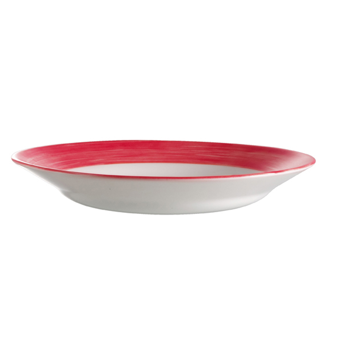 Assiette creuse-Verre trempé ø22,5cm-Cherry- Brush ( 903122 ) (6 X 1 unité )