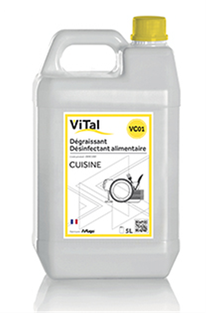Dégraissant désinfectant - Bidon 5 L ( 006100 ) (3 X 1 unité )