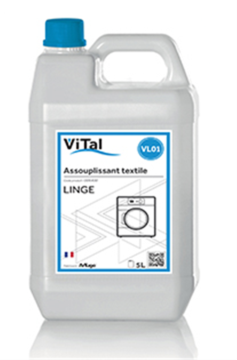 Assouplissant textile - Bidon 5 L ( 006400 ) (3 X 1 unité )