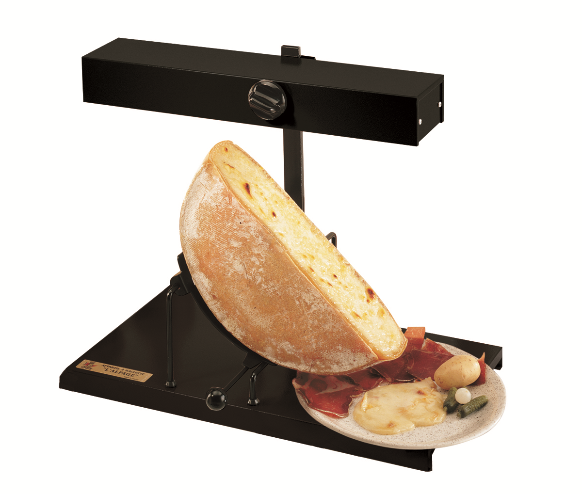 Appareil à raclette alpage - 1/2 meule 46x26,5x40 cm ( 087151 ) (1 X 1 unité )