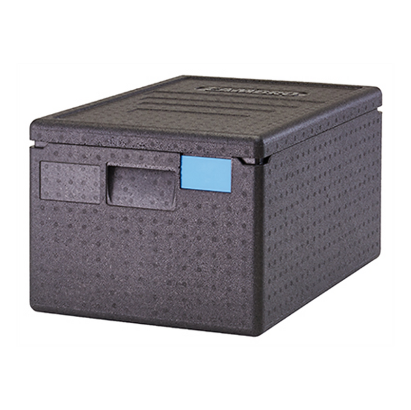633005 - conteneur isotherme cam gobox noir pour 2 bacs gn 1/1 haut. 100mm (1 x 1 unité )