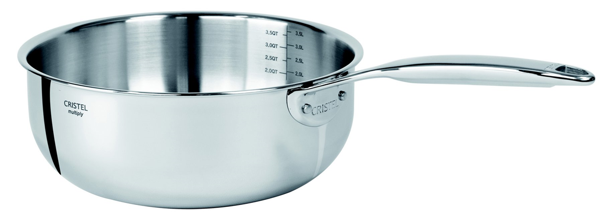 Casserole Castel’Pro Ø 16cm - Inox ( 585400 ) (1 X 1 unité )