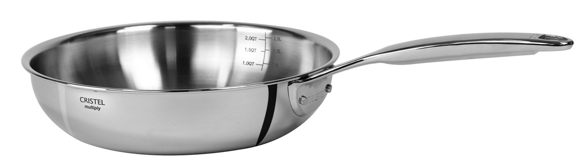 Frying pan ø 20 cm - Stainless steel - Castel'Pro (585411) (1 X 1 unit)