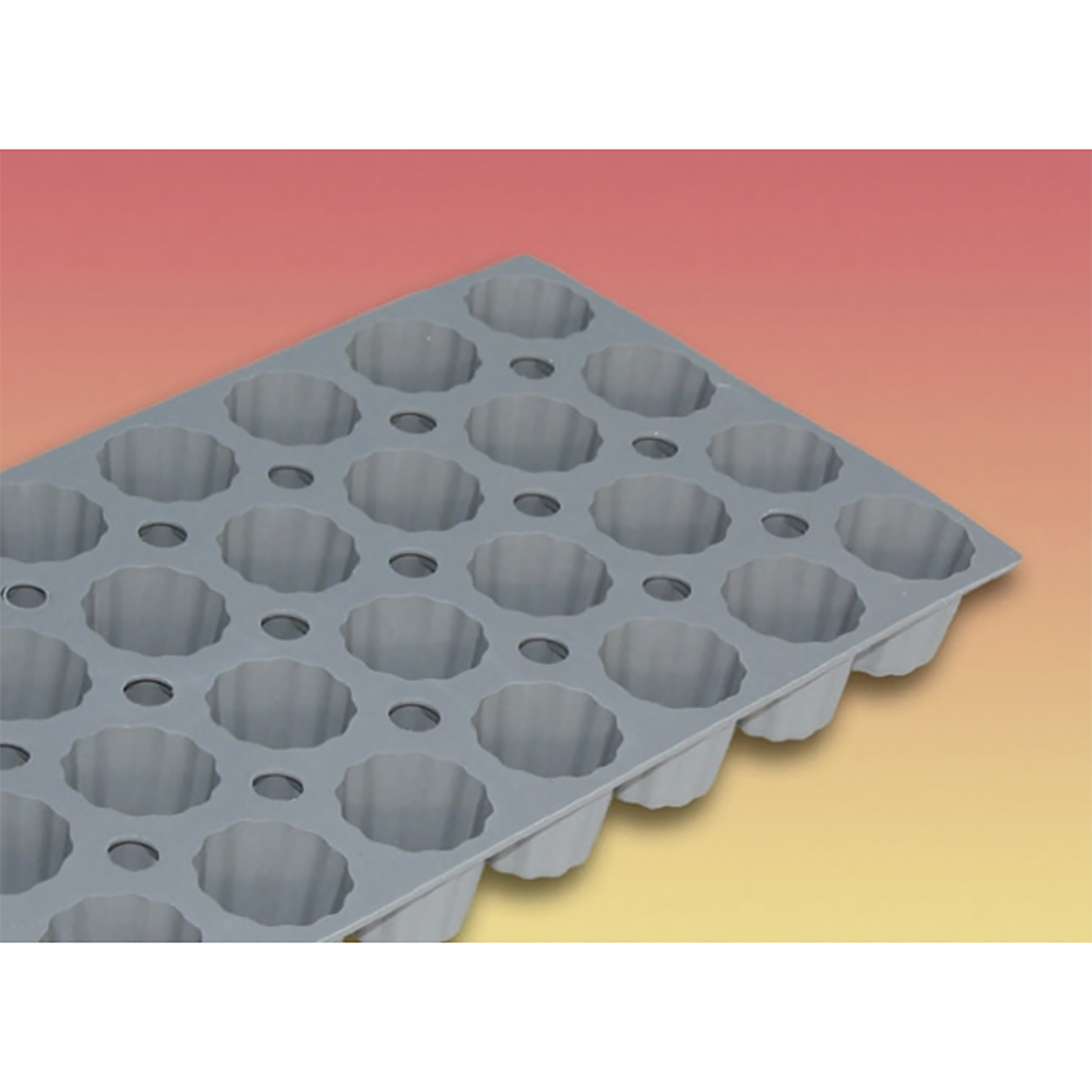 Elastomoule - Mini cannelé ø 3,5 cm ( 986405 ) (1 X 1 unité )