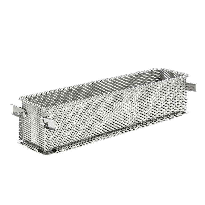 631004 - Moule pâté croûte pliable Perforé 48x9x8,5cm - Inox (1 X 1 unité )