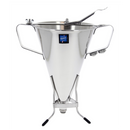 Entonnoir à piston 3,3 L ø - Tout inox + 2 douilles (1 X 1 unité ) - 631006