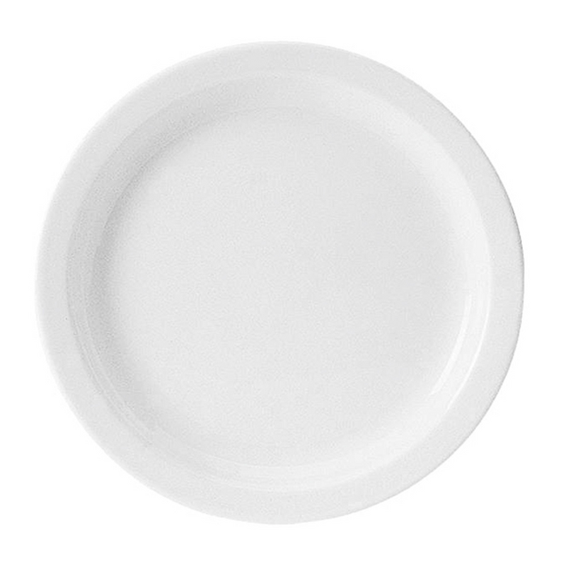 Assiette plate-Porcelaine ø24cm-Uniset