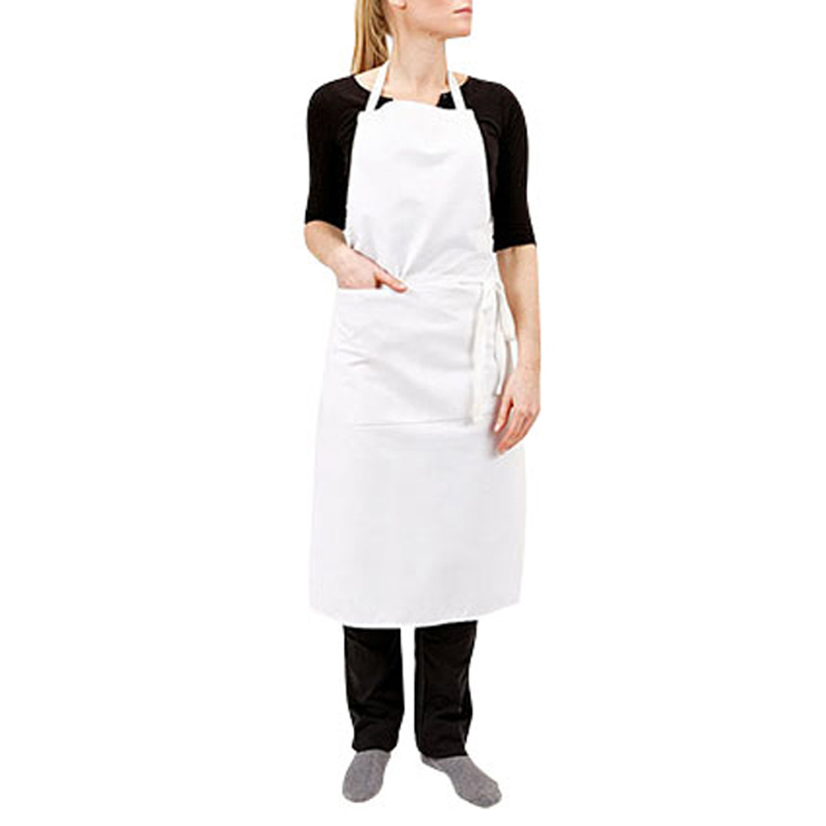 Apron + pocket - White - Valet (904405) (1 X 1 unit)