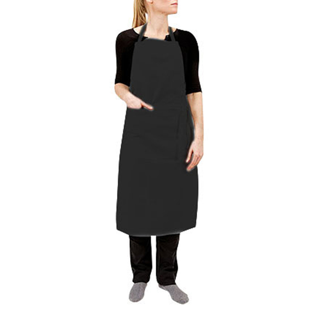 Apron + pocket - Black - Valet ( 904404 ) (1 X 1 unit )