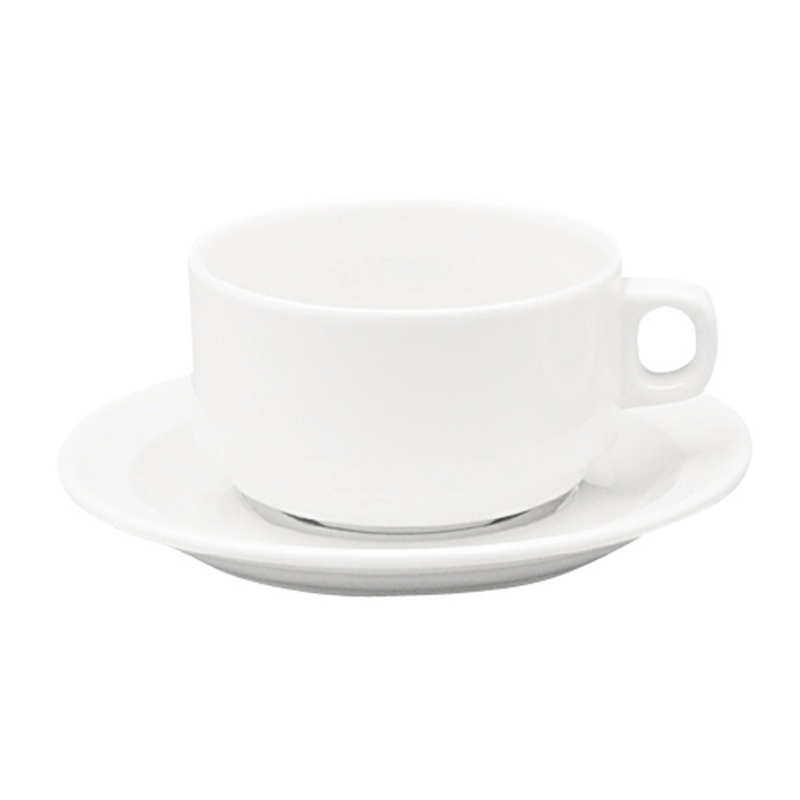 Tasse déjeuner 28cl-Porcelaine-Oslo Blanc