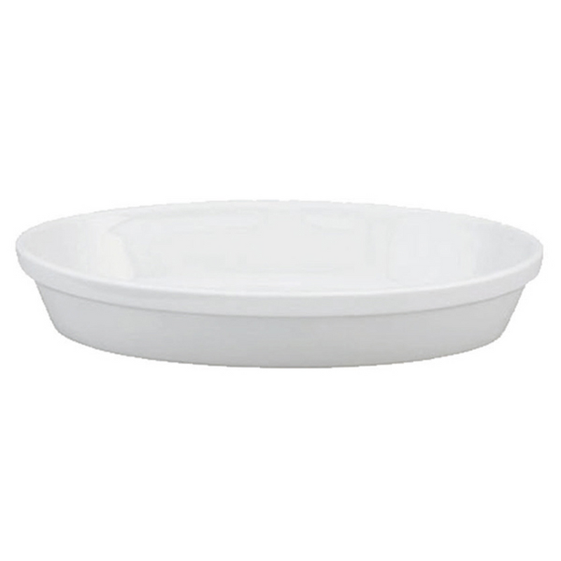 064117 - plat sabot porcelaine n°2 12x20cm (12 x 1 unité )