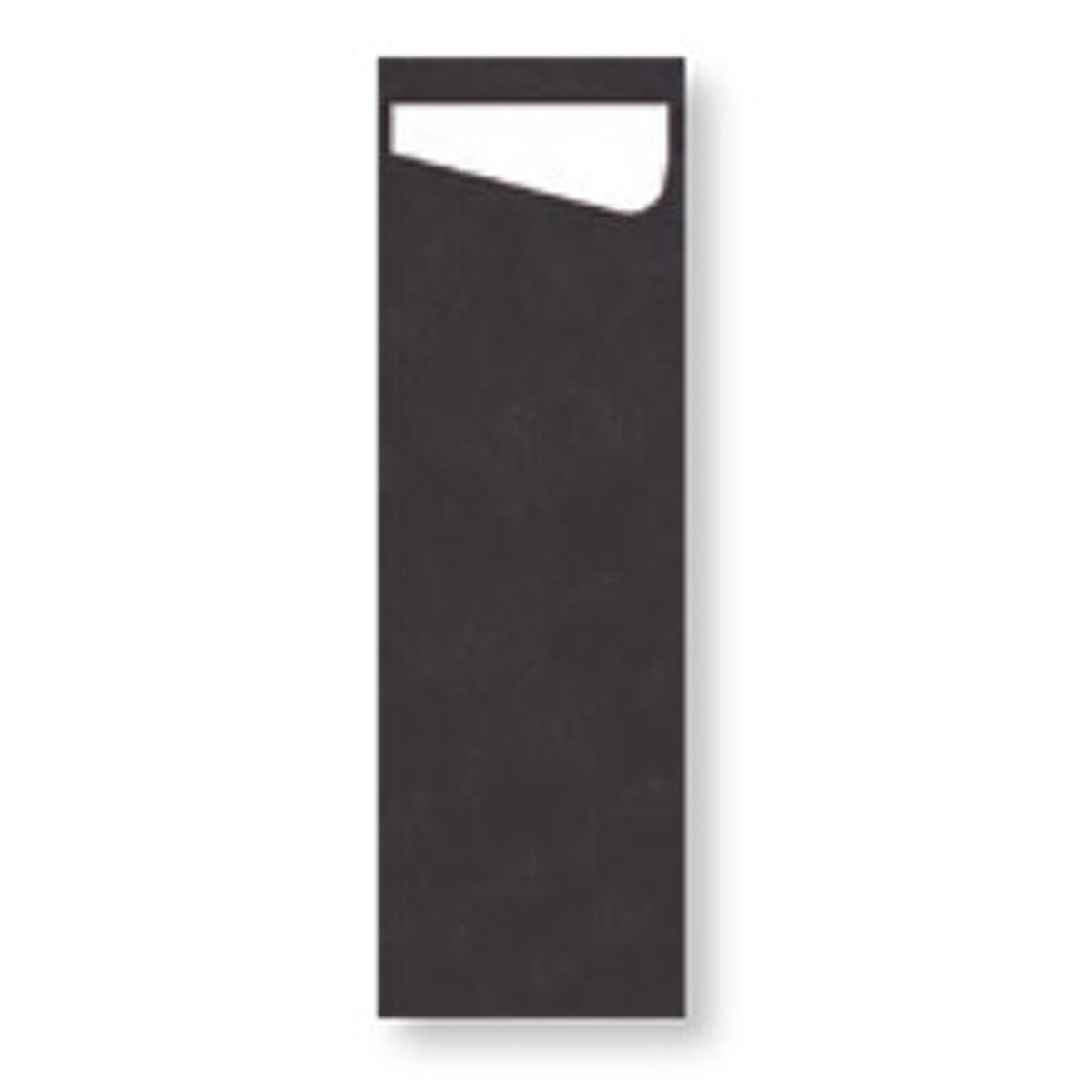 Napkin 70x230 mm - Black - Saccheto Dunisoft Slim (159101) (4 X 60 units)