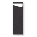 Serviette 70x230 mm - Noir - Saccheto Dunisoft Slim (4 X 60 unités ) - 159101