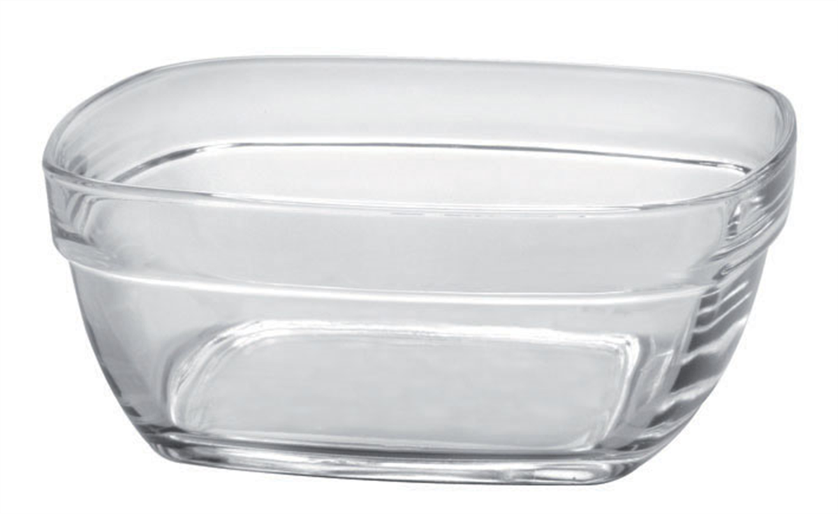 Square bowl 1.15 L - 17x17 cm - Lys (037039) (24 x 1 unit)