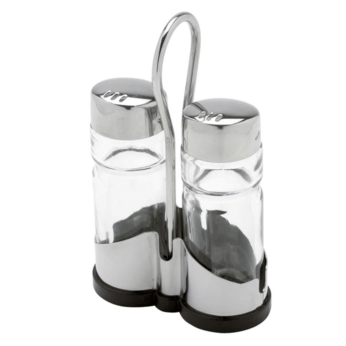 Salt & pepper set - Silver/Transparent ( 890400 ) (1 X 1 unit )