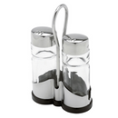 Ménagère sel & poivre - Argent/Transparent (1 X 1 unité ) - 890400