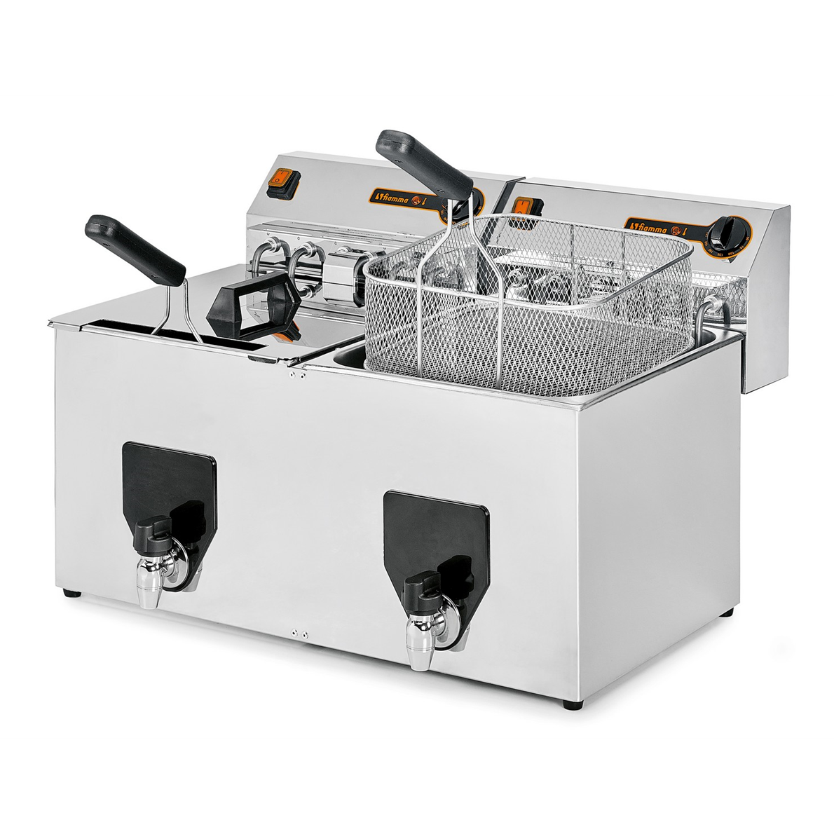 Friteuse à poser 2x10L - 653x500x415mm ( 631336 ) (1 X 1 unité )