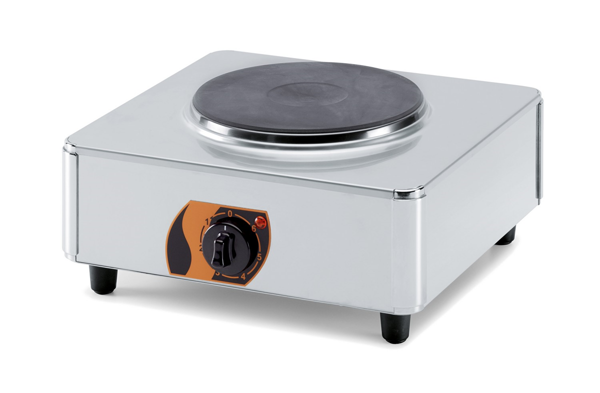 Single hotplate - 377x395x175 mm - Stainless steel (631334) (1 X 1 unit)