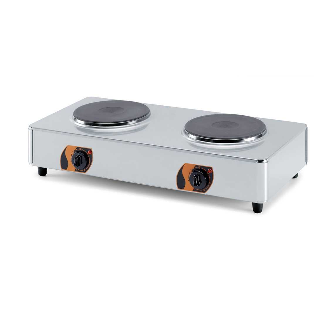 2-burner stove - 745x395x175 mm - Stainless steel ( 631335 ) (1 X 1 unit )