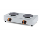 Réchaud 2 plaques - 745x395x175 mm - Inox (1 X 1 unité )