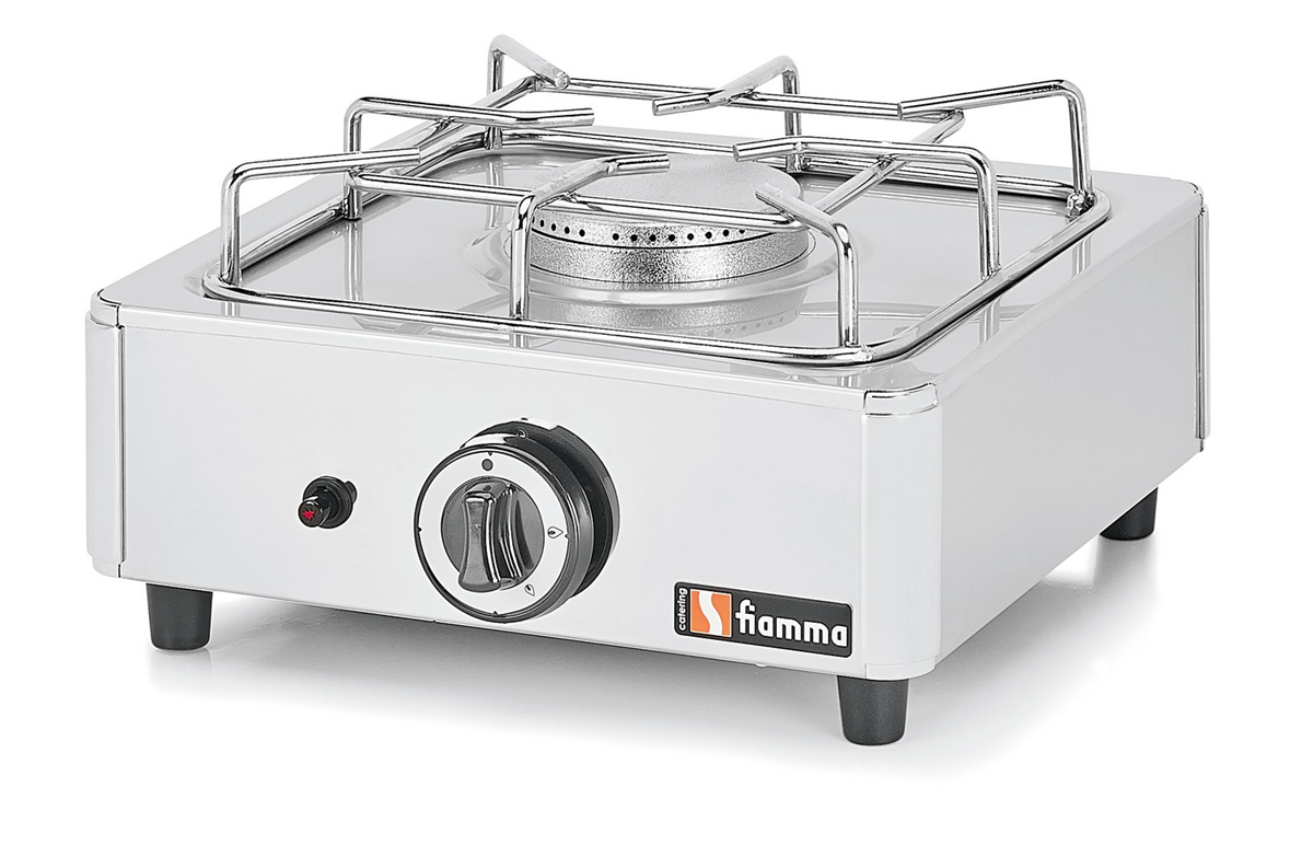 Réchaud 1 feu - 1 feu - 385x385x205mm - Acier inox ( 631339 ) (1 X 1 unité )