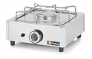 Réchaud 1 feu - 1 feu - 385x385x205mm - Acier inox (1 X 1 unité )