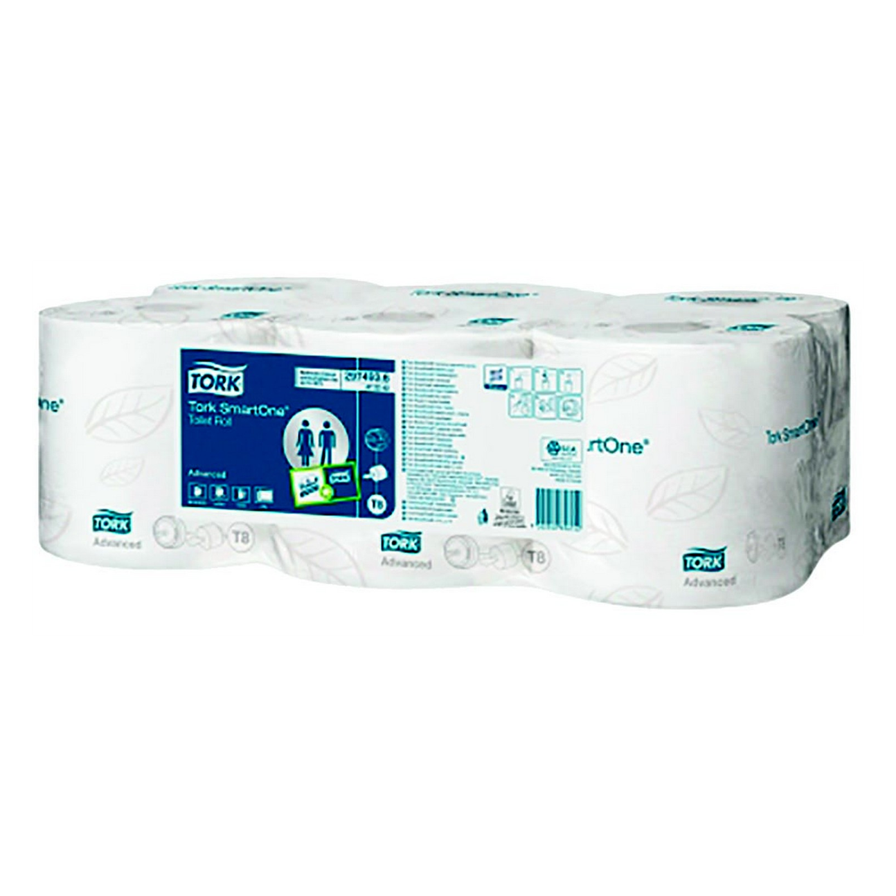 Papier toilette 2 plis - Tork Smart One T8 ( 152502 ) (1 X 6 unités )