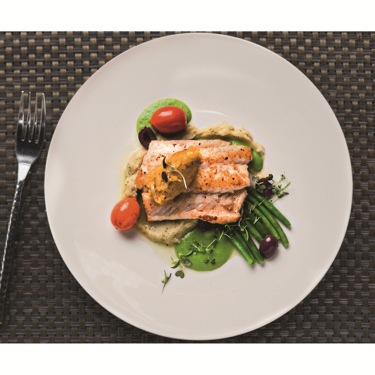 Assiette présentation - Porcelaine ø31cm -Monalysa ( 047005 ) (6 X 1 unité )