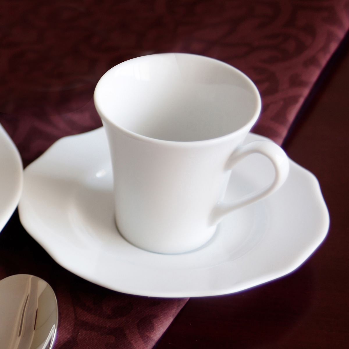 9cl Coffee cup - Hotel porcelain - Asymmetrical (047003) (6 X 1 unit)