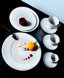 Assiette dessert - Porcelaine Ø23cm-Asymétrique  (12 X 1 unité ) - 047010