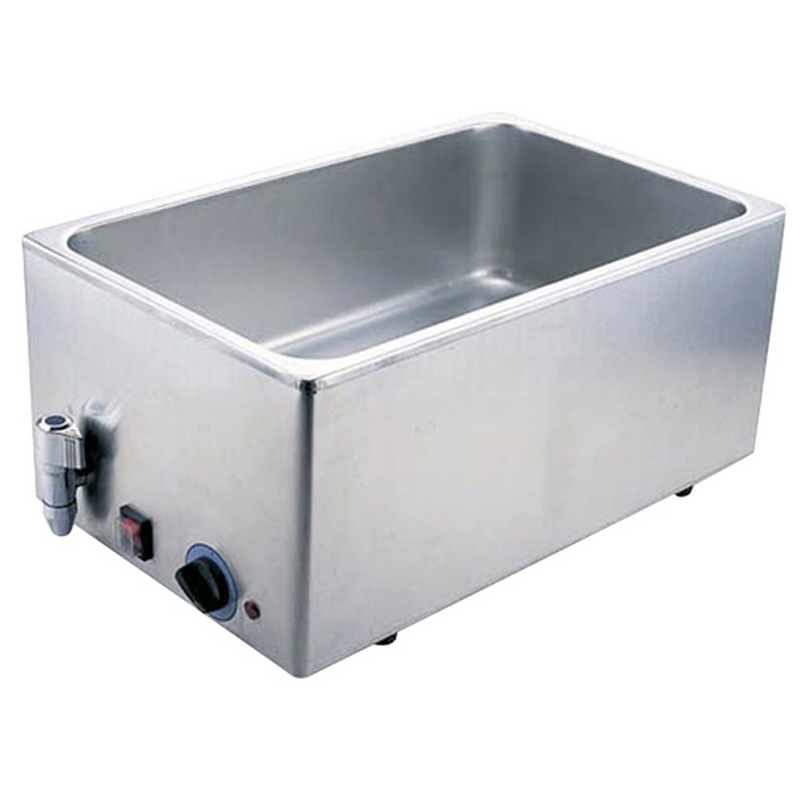 980812 - Bain-marie à poser avec robinet 24 L - Inox 18/10 (1 X 1 unité )