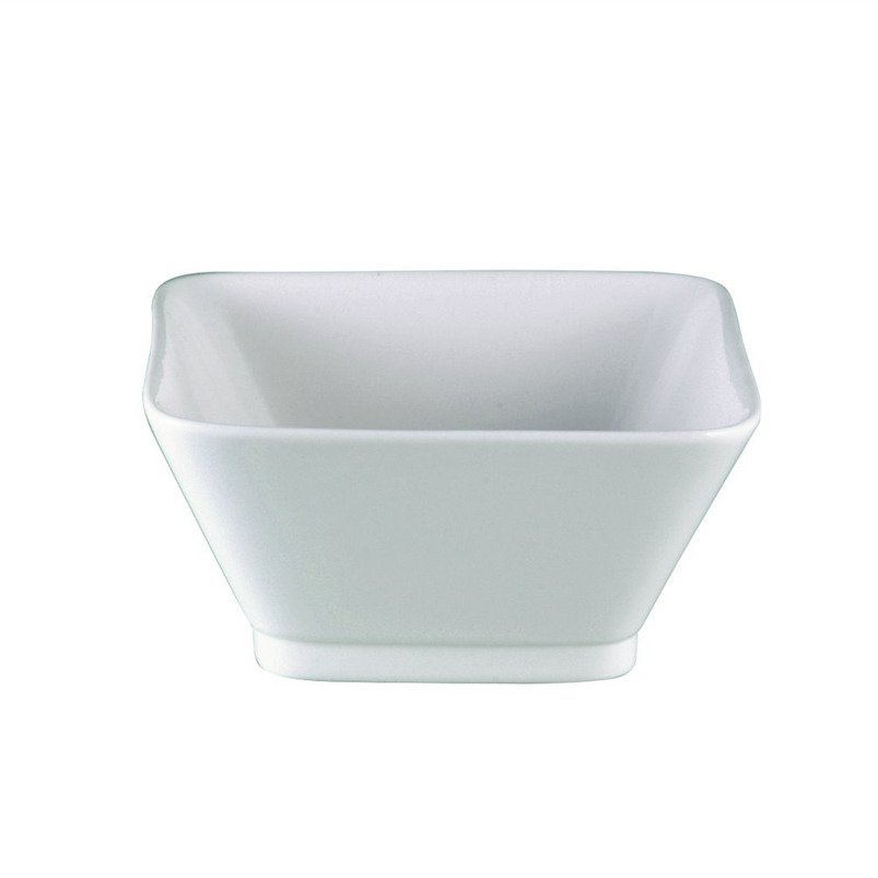 Square bowl - Porcelain 17.3x17.3x8.3 cm ( 043326 ) (4 X 1 unit )