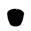 Mini bol ø 6 cm - Porcelaine noir (12 X 1 unité ) - 044254