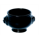 Soupière tête de Lion 6 cl  - Porcelaine - Noir (12 X 1 unité ) - 044175