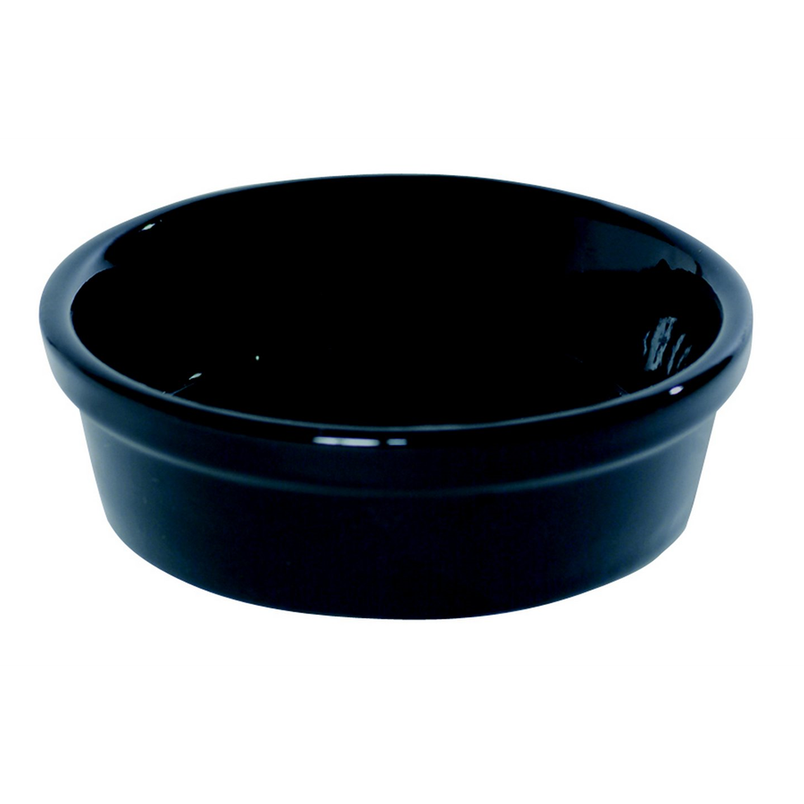 Coupelle évasée basse ø 8,5x2,5 cm - Noir ( 044191 ) (12 X 1 unité )