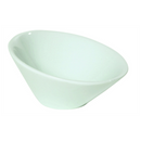 Coupelle inclinée - Porcelaine 9,6 cm - Blanc (12 X 1 unité ) - 044192
