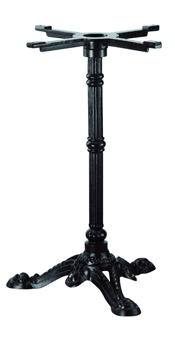 Pied table - Epoxy noir - Retro 3 branches ( 009060 ) (1 X 1 unité )