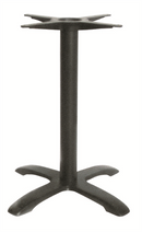 Pied table - Époxy noir - Athena 4 branches (1 X 1 unité )