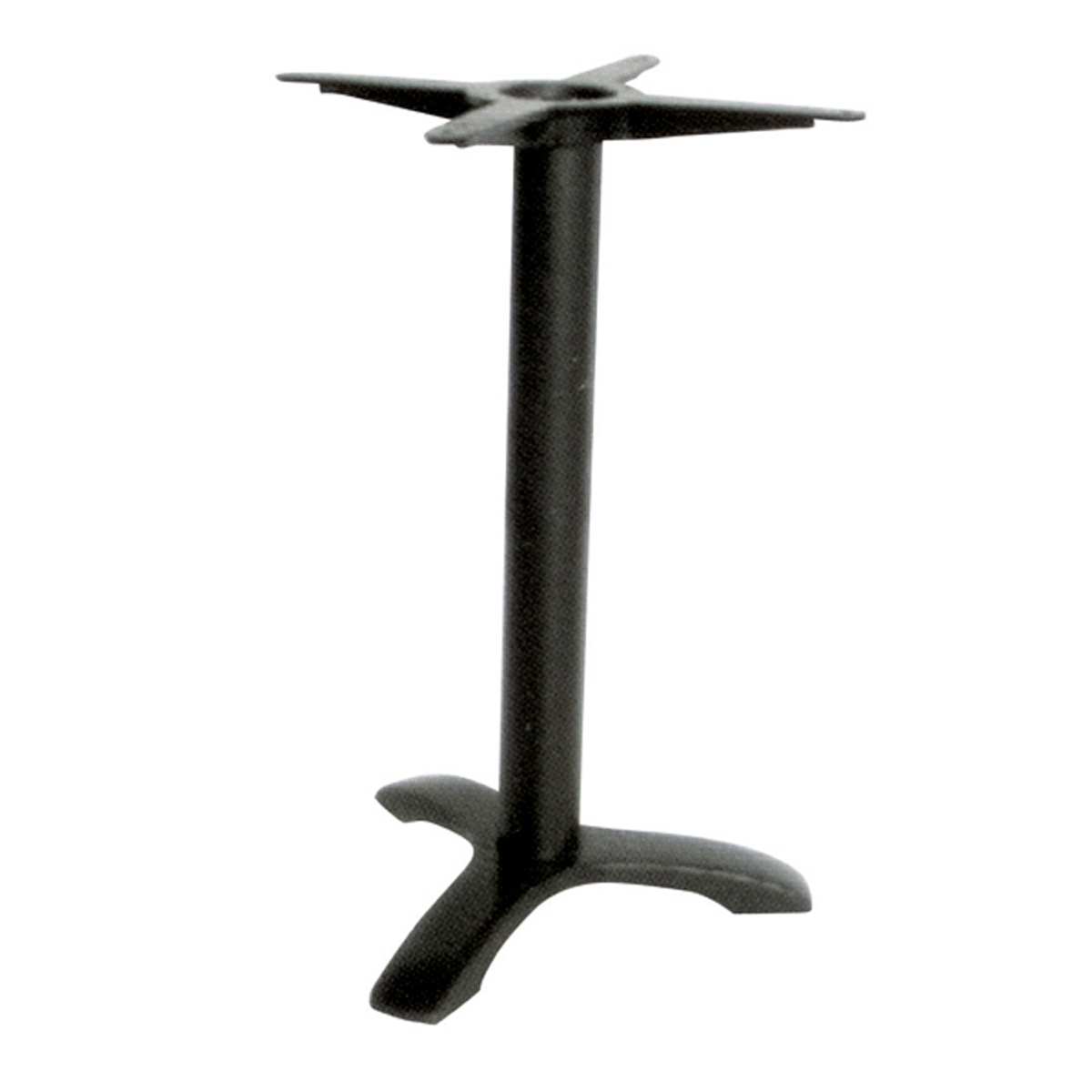 Pied table - Époxy noir - Athena 3 branches ( 009125 ) (1 X 1 unité )