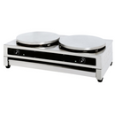 Crêpière 2 plaques ø 400 mm - 860x485x240 mm (1 X 1 unité ) - 885286