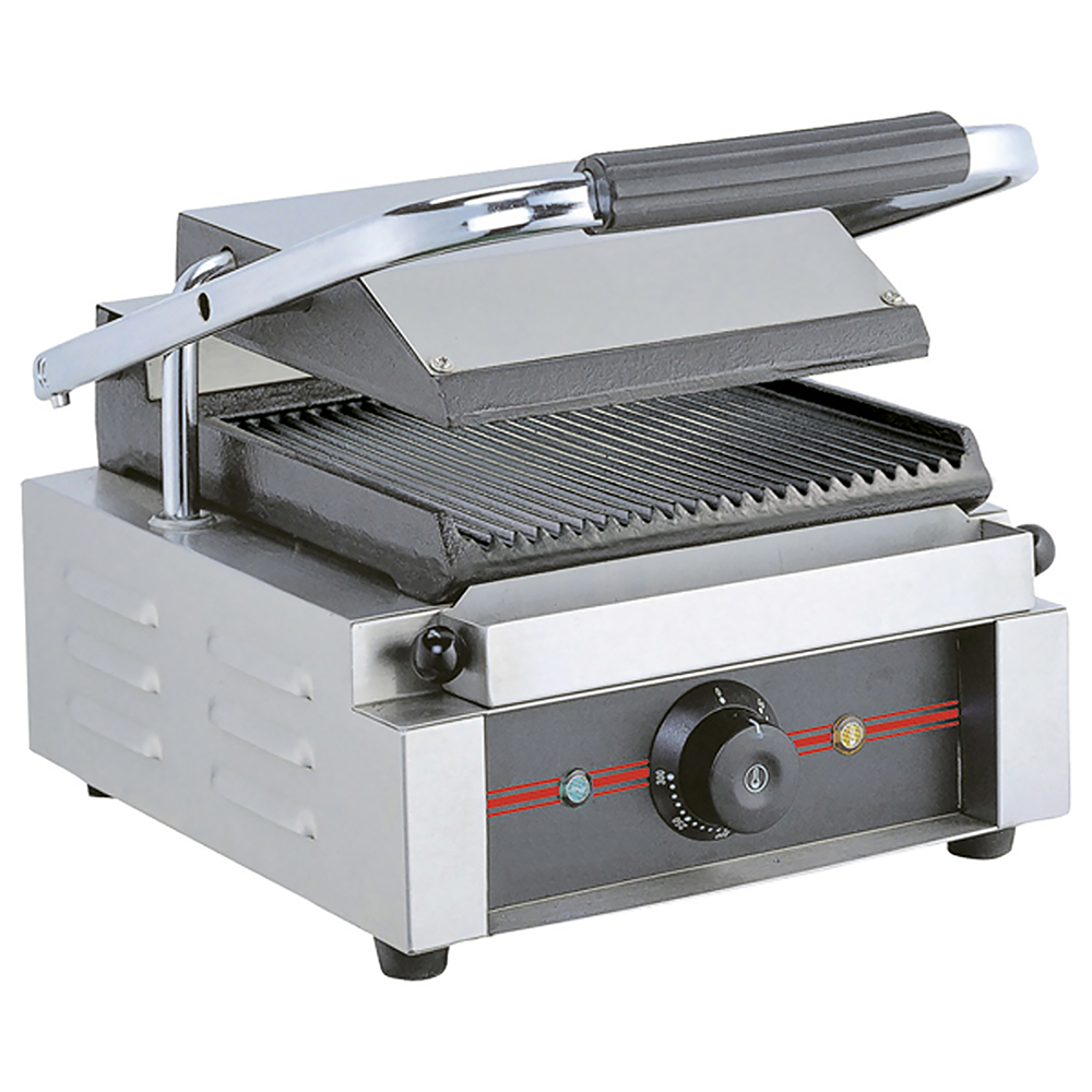 Grill panini rainuré simple - 410x300x210 mm ( 885008 ) (1 X 1 unité )