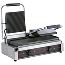 Grill panini rainuré double - 570x300x210 mm (1 X 1 unité ) - 885009