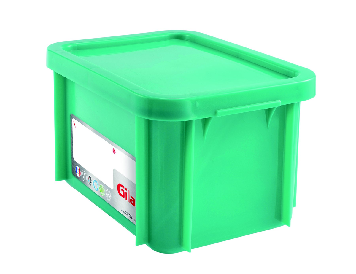 Bac alimentaire 15L + couvercle -Vert 400x300x235mm ( 981044 ) (1 X 1 unité )