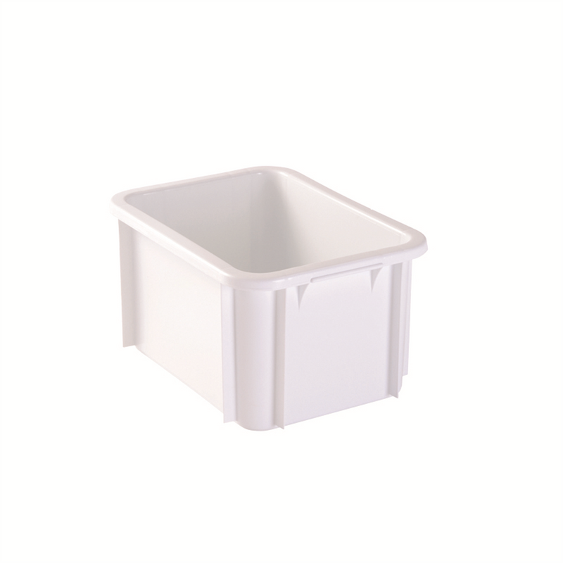 Bac plein alimentaire 15L - Blanc - 400x300x215 mm